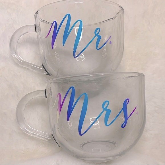 Other - Mr. and Mrs. Oversized Cappuccino Mugs
